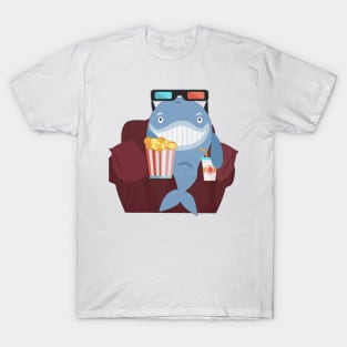 Unusual Whales Popcorn T-Shirt